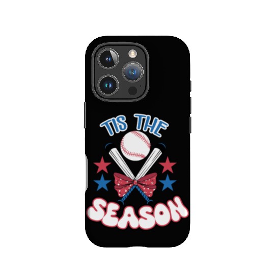 Tis the season - Baseball Mom Theme IPhone Cases