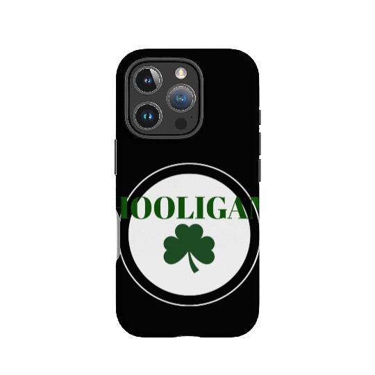 Hooligan with Clover IPhone Cases