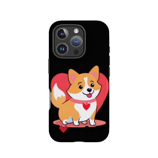 I Love my Corgi IPhone Cases