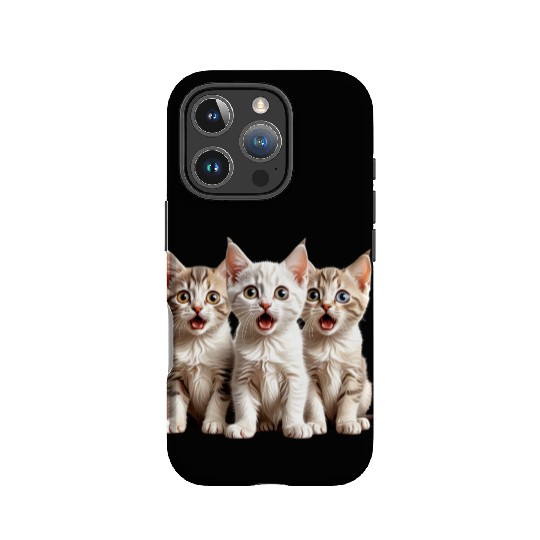 Surprised Kittens IPhone Cases