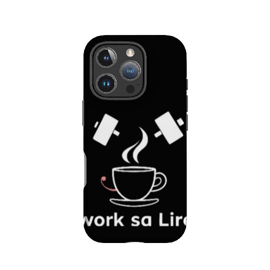 Running on Coffee and Chaos - Funny Caffeine Lover IPhone Cases