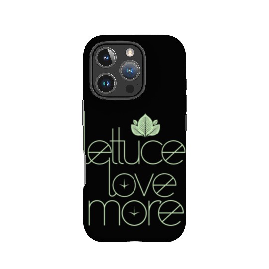 Lettuce Love More Vegan Vegetarian Style IPhone Cases