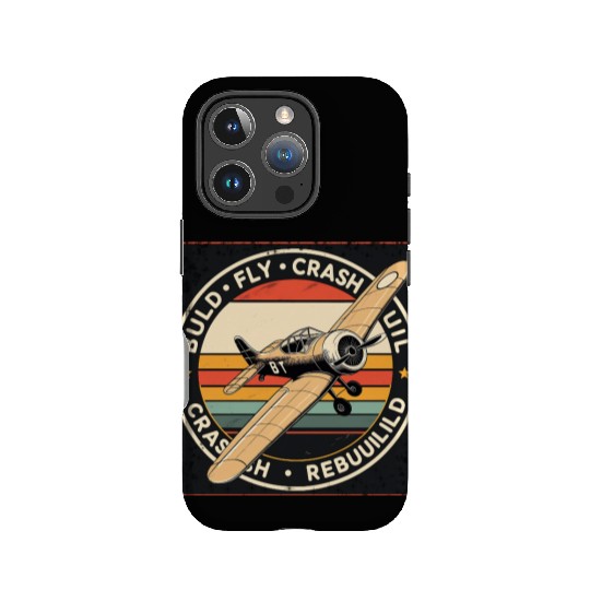 RC Plane Build Fly Crash Rebuild Pilot RC Planes IPhone Cases