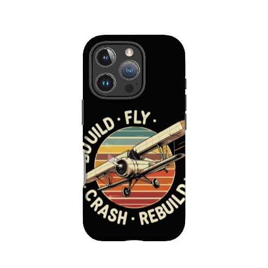 RC Plane Build Fly Crash Rebuild Pilot RC Planes IPhone Cases