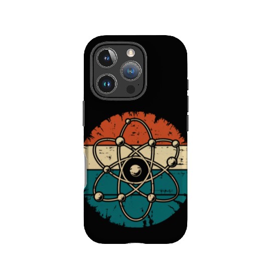 Retro Atom Art Biology Physics Chemistry Science IPhone Cases