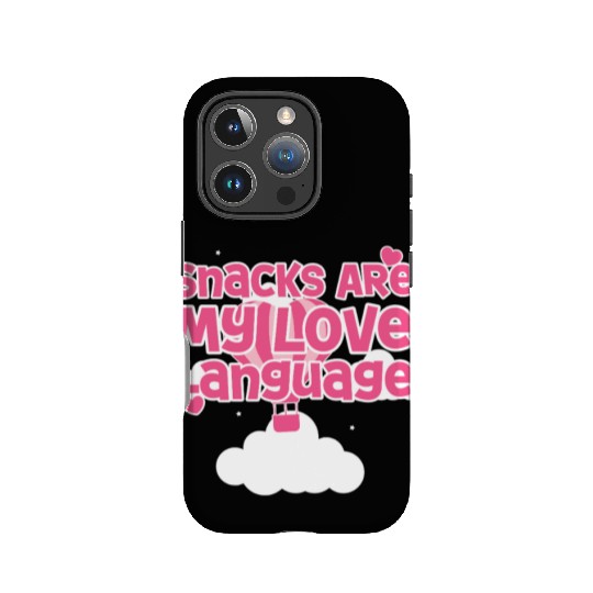 Snacks Are My Love Language IPhone Cases