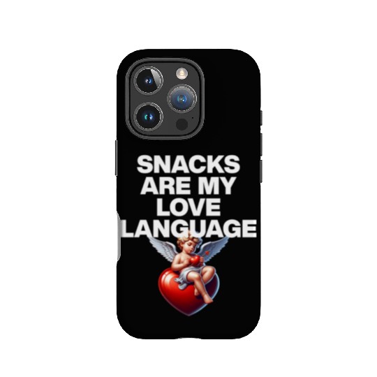 Snacks Are My Love Language IPhone Cases