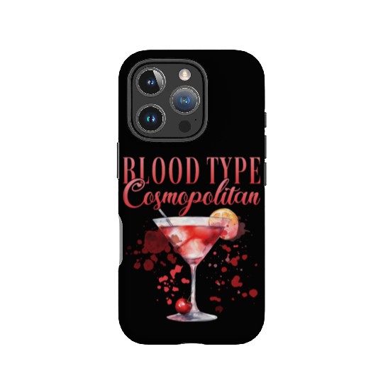 Cocktail Bartender Blood Type Cosmopolitan IPhone Cases