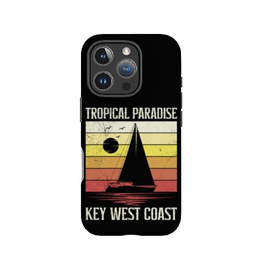 Florida TROPICAL PARADISE KEY-WEST COAST IPhone Cases