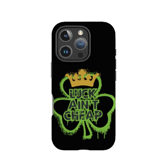 Graffiti Shamrock King: Luck Ain’t Cheap IPhone Cases