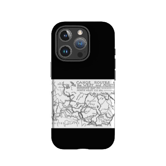 Fur Trade Canoe Routes IPhone Cases