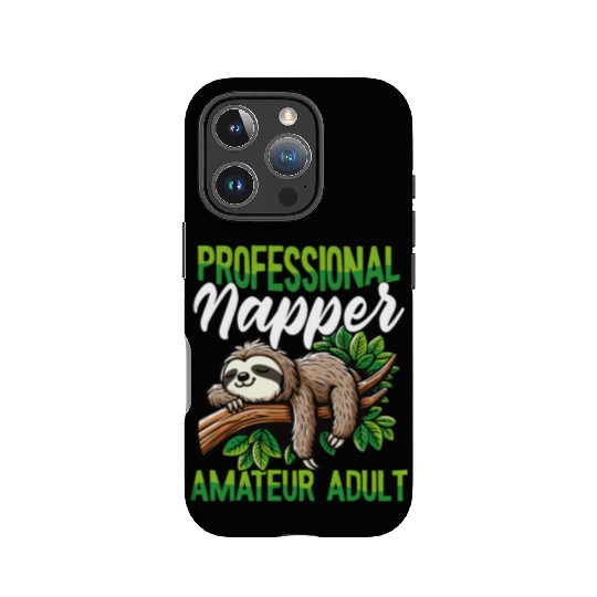 Funny Sloth Professional Napper Lazy Humor IPhone Cases