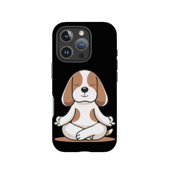 Meditating Beagle - Peace & Mindfulness IPhone Cases