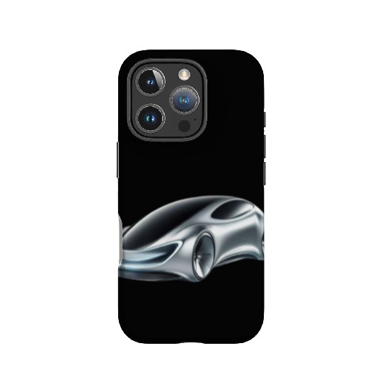 Silver and Black Futuristic Car IPhone Cases