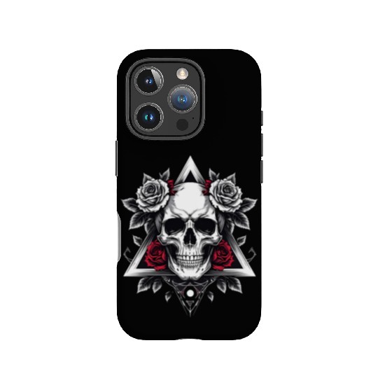 Gothic Skull & Roses Aesthetic IPhone Cases