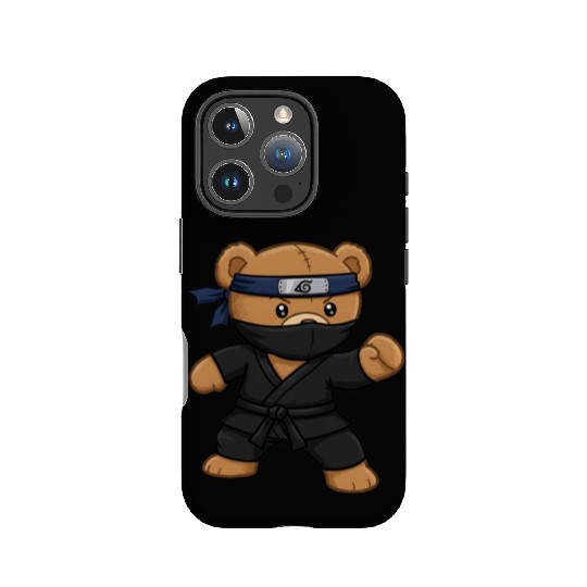 Teddy bear ninja IPhone Cases