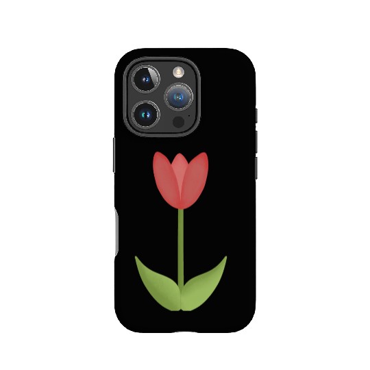 pink tulip IPhone Cases
