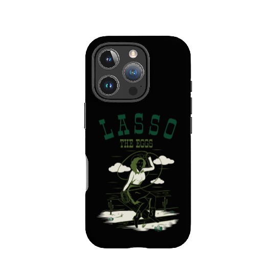 Lasso The Eggs Easter Cowgirl IPhone Cases