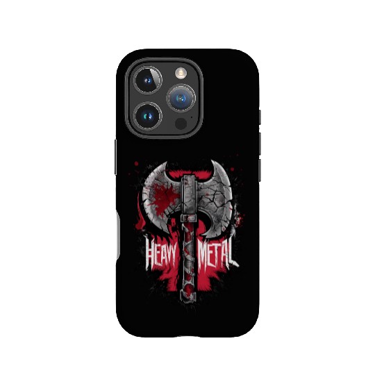 Heavy Metal Axe Graphic Inspired Design IPhone Cases