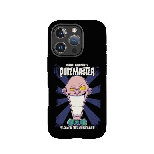 Quizmaster Funny Cartoon College IPhone Cases