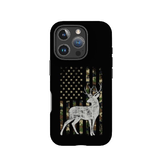Whitetail Buck Deer Hunting American Camouflage IPhone Cases