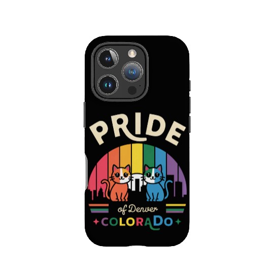 Pride of Dallas City Texas USA Rainbow Flag IPhone Cases