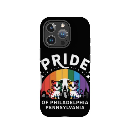 Pride of Philadelphia City Pennsylvania USA Rainbo IPhone Cases