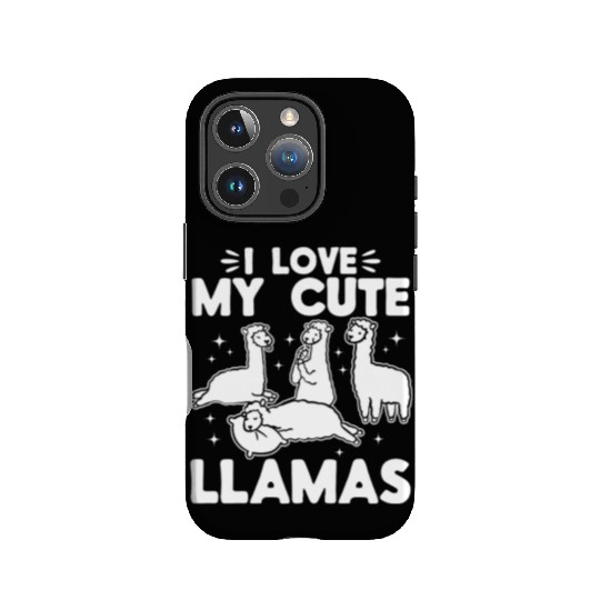 Llama Lover Alpaca Lover - I love my cute Llamas IPhone Cases