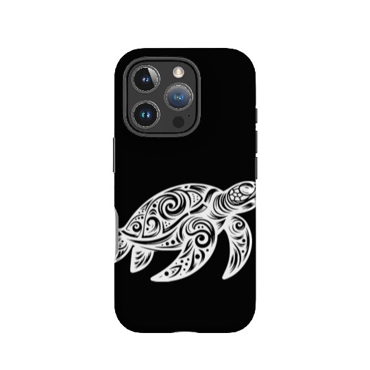 Ornamental Beauty Of A Sea Turtle IPhone Cases