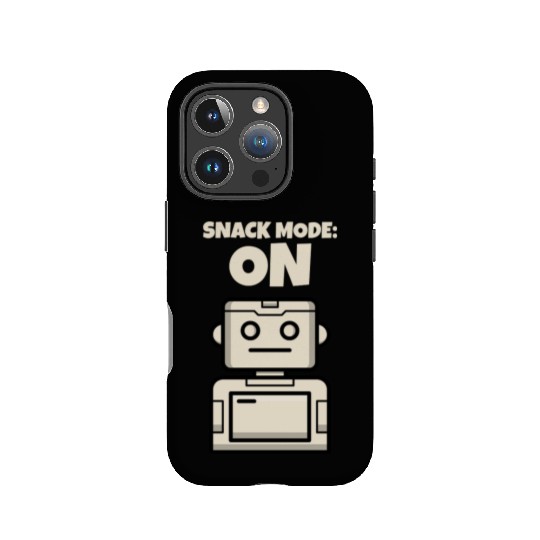 Snack Mode: On Child Kid Funny Playful Robot IPhone Cases