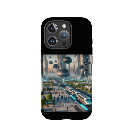 Futuristic Cities & Vehicles IPhone Cases