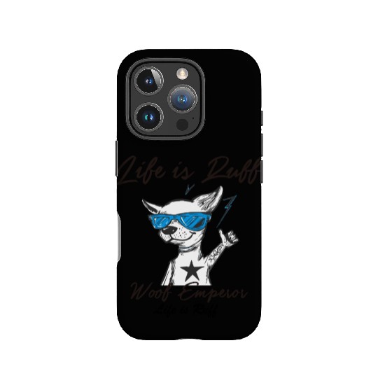 Cool Graffiti Abstract Dog with Blue Sunglasses IPhone Cases