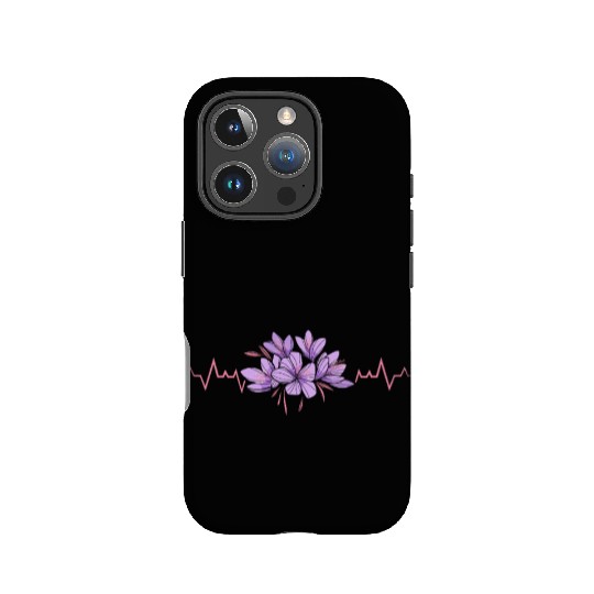 Lesbian Heartbeat Violet Flower Love Pride Art IPhone Cases