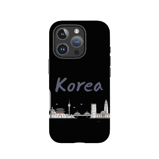 Korea | Minimalist Korean Aesthetic Typography Des IPhone Cases