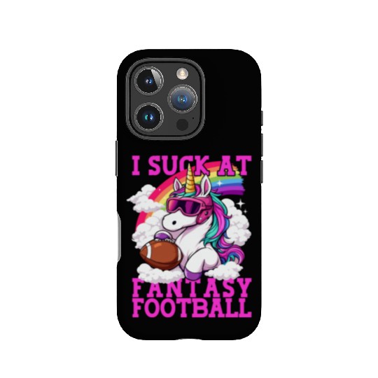 Fantasy Football Loser Unicorn I Suck At Fantasy IPhone Cases