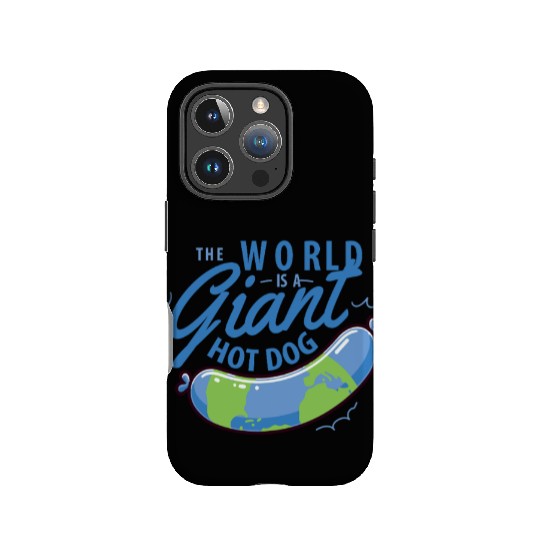 The World Is A Giant Hotdog IPhone Cases