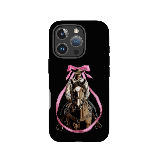 Coquette Bow Rodeo Barrel Racer Barrel Racing Mom IPhone Cases