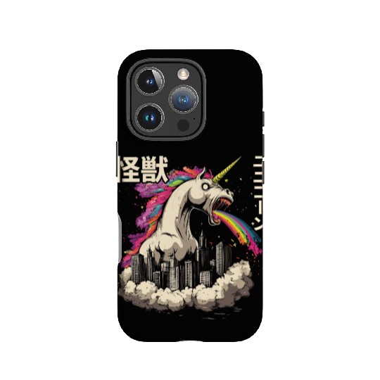 Kaiju Unicorn Japanese Monster Rainbow IPhone Cases