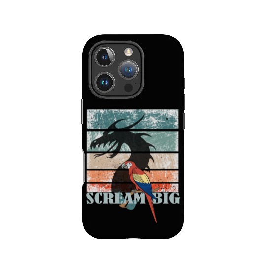 Scream Big Parrot Dragon Fusion IPhone Cases