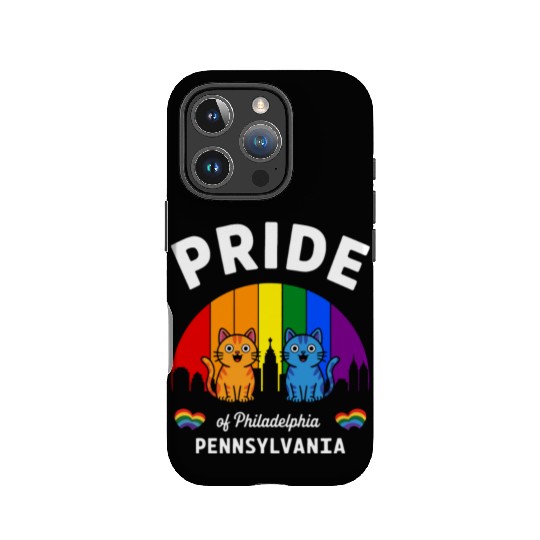 Pride of Philadelphia City Pennsylvania USA Rainbo IPhone Cases