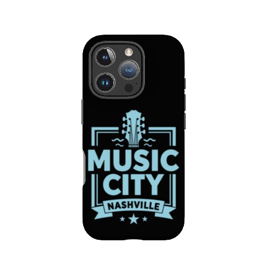 Music City Nashville Guitar Tennessee IPhone Cases