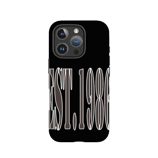 EST. 1986 Retro IPhone Cases – Bold Vintage IPhone Cases for 80s