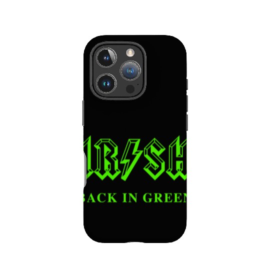 Irish Classic Rock - Back in Green IPhone Cases