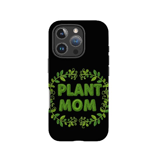 Plant Mom Floral Wreath Design IPhone Cases