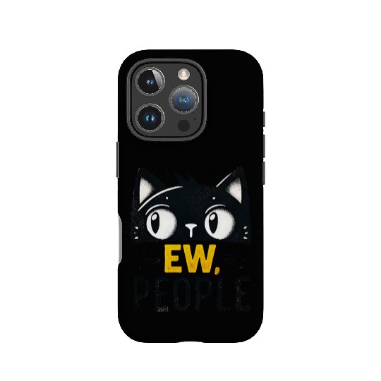 EW people , funny cat IPhone Cases