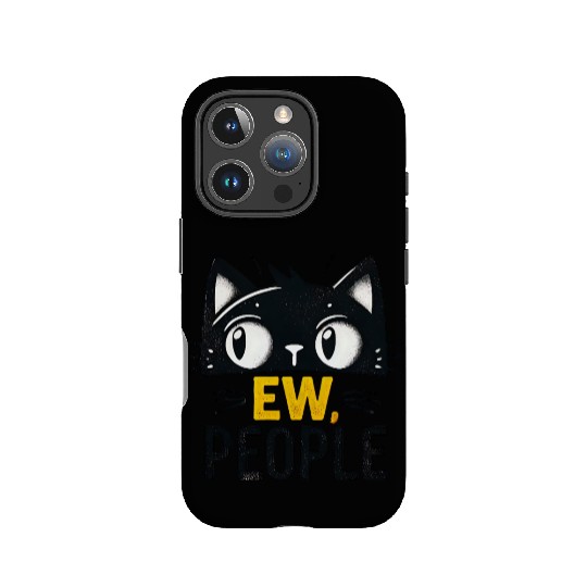 EW people , funny cat IPhone Cases