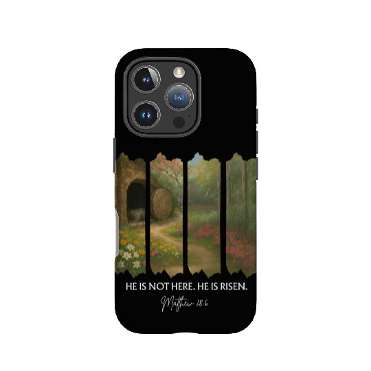 He is Not Here. He is Risen IPhone Cases