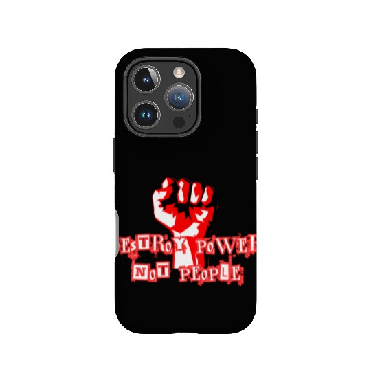 Anarchist Philosophy Destroy Power IPhone Cases