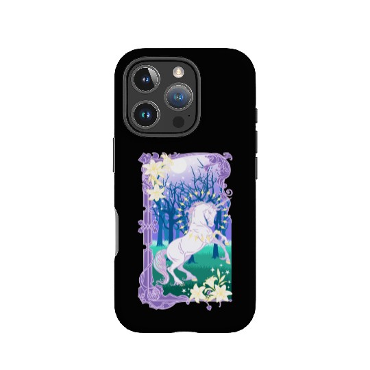 Unicorn fantasy lilac moon IPhone Cases