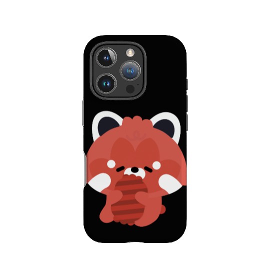 Sleepy Red Panda IPhone Cases
